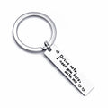 Stainless Steel Drive Safe Hand I Love You Car Motorcycle Wing Metal Fashion Popular Keychain Family Key Ring Popular Small Gift