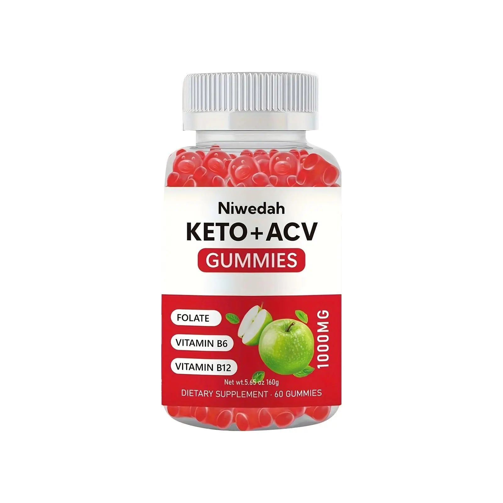 Delicious Apple Cider Vinegar Gummies for Daily Wellness, Metabolism Boost & Digestive Support - The Tasty ACV Alternative You've Been Waiting For!