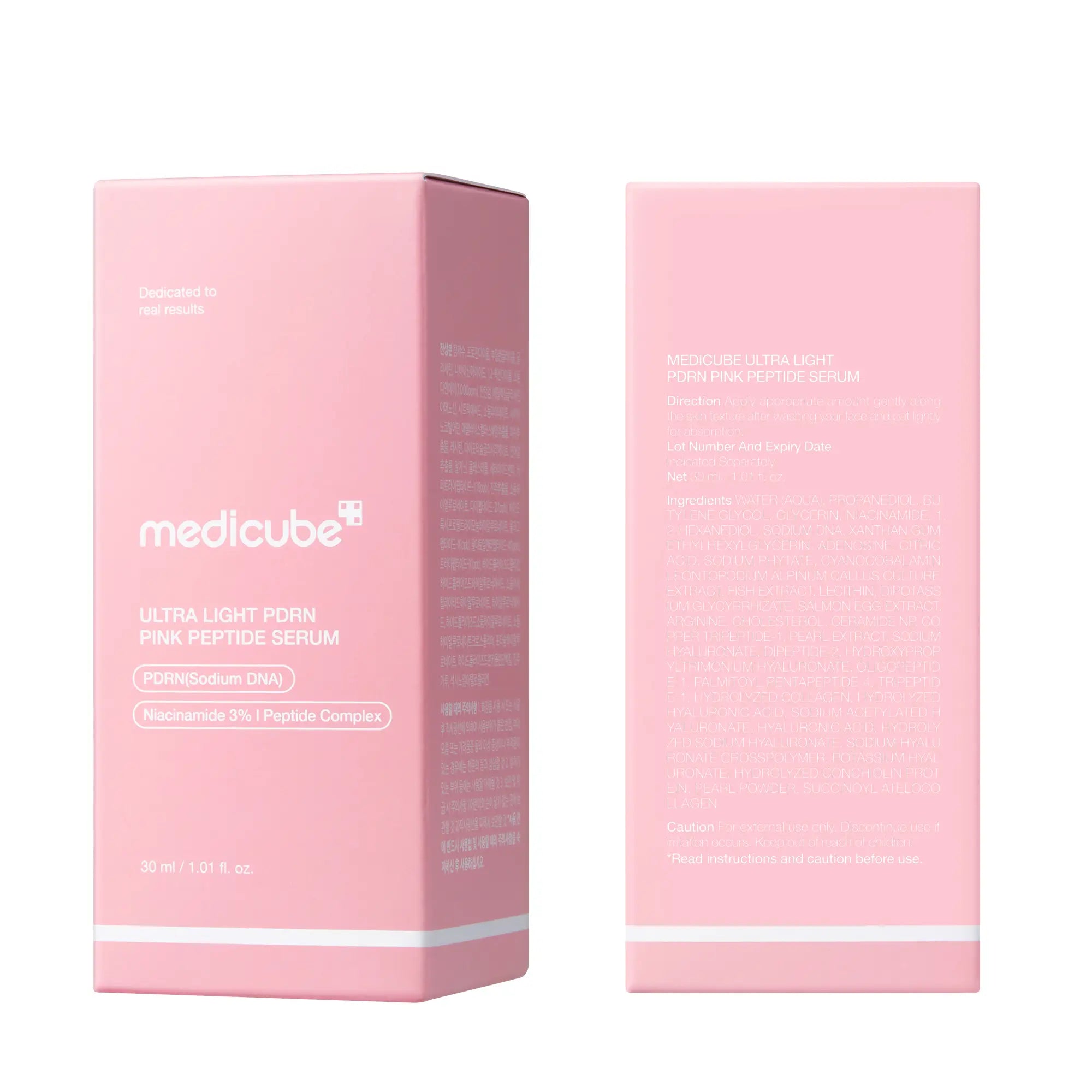 Introducing the Medicube Ultra Light PDRN Pink Peptide Serum - Your Ultimate Lightweight Hydrating Solution with Salmon PDRN & Hyaluronic Acid for a Radiant Glow and Clear Skin!
