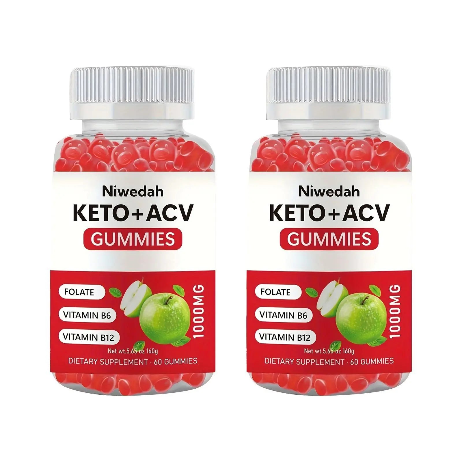 Delicious Apple Cider Vinegar Gummies for Daily Wellness, Metabolism Boost & Digestive Support - The Tasty ACV Alternative You've Been Waiting For!