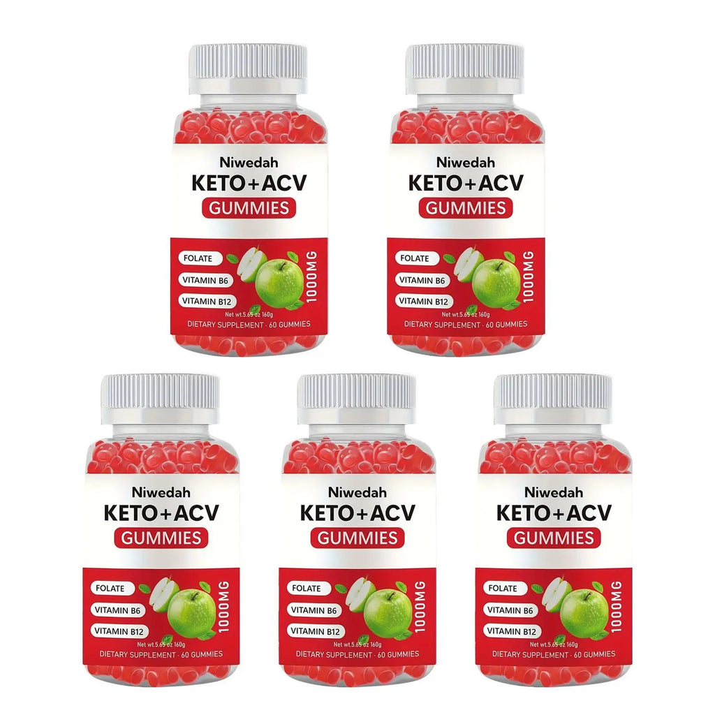 Delicious Apple Cider Vinegar Gummies for Daily Wellness, Metabolism Boost & Digestive Support - The Tasty ACV Alternative You've Been Waiting For!